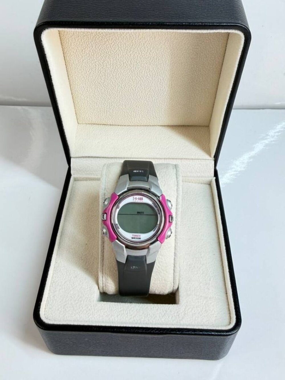 Timex 1440 Sports Digital Watch – Pink & Grey